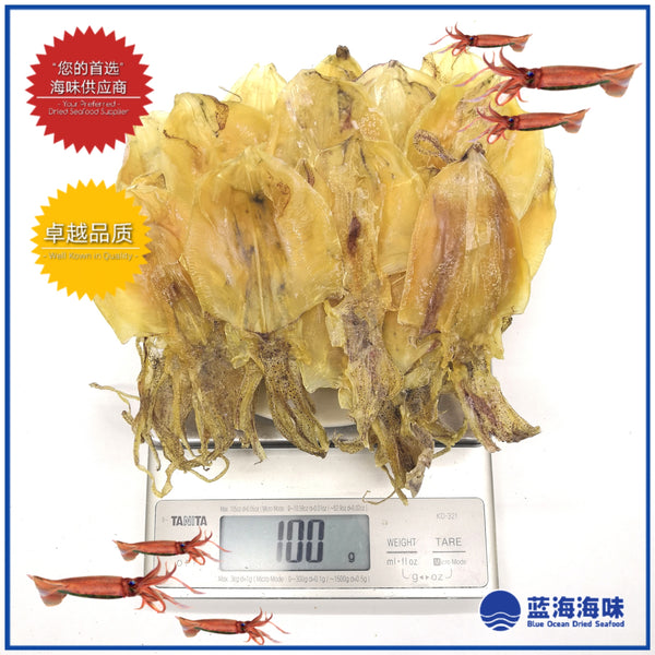 精选去皮鱿鱼干（2-4寸）│ Premium Dried Squids（2-4 Inches）